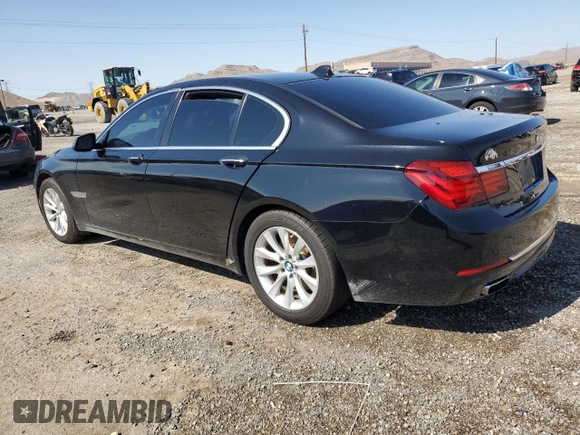 2015 BMW 7 Series 740i with VIN WBAYA6C5XFD826895, listed as a Copart auction lot 66889794 with Not Provided miles and Salvage Title. Bid and sale history available at DreamBid. Image 2.