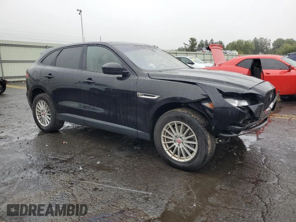 2017 Jaguar F-Pace 35t with VIN SADCS2BV0HA899402, listed as a Copart auction lot 72401724 with 215,624 mi miles and Salvage Title. Bid and sale history available at DreamBid. Image 4.