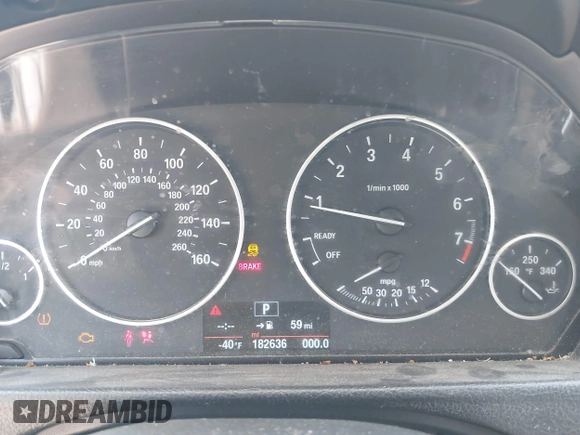 2014 BMW 3 Series 328i with VIN WBA3C1C59EK111396, listed as a IAAI auction lot 42471040 with 182,636 mi miles and . Bid and sale history available at DreamBid. Image 7.