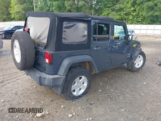 2017 Jeep Wrangler Unlimited Sport with VIN 1C4BJWDG6HL555402, listed as a IAAI auction lot 42255790 with 113,118 mi miles and . Bid and sale history available at DreamBid. Image 4.
