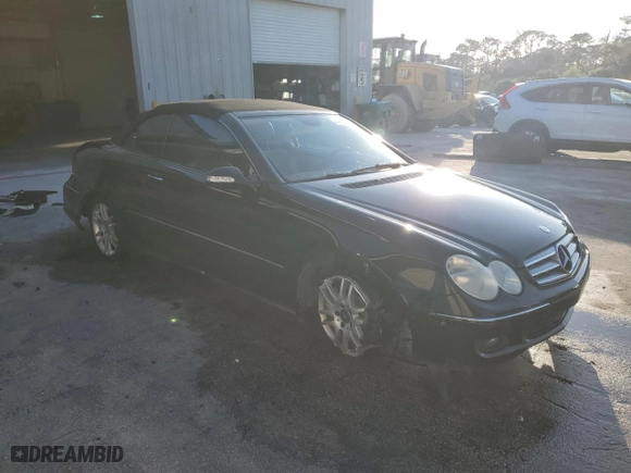2009 Mercedes-Benz CLK-Class 3.5L with VIN WDBTK56F19T103518, listed as a Copart auction lot 44406055 with 145,634 mi miles and Salvage Title. Bid and sale history available at carsss.com. Image 4.
