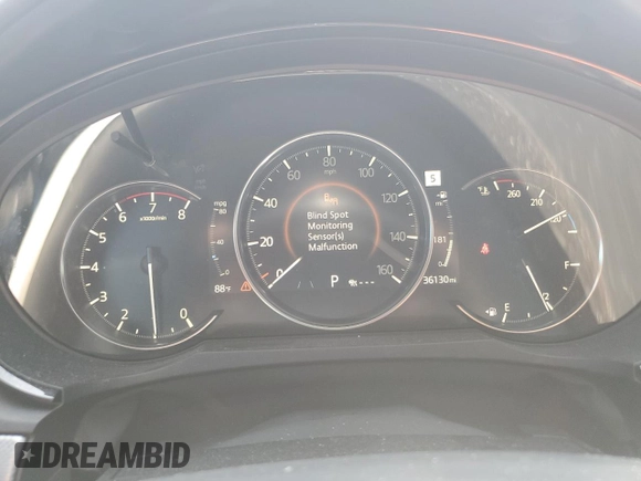 2021 Mazda CX-9 Signature with VIN JM3TCBEY6M0508470, listed as a Copart auction lot 58946505 with 36,130 mi miles and Salvage title. Bid and sale history available at DreamBid. Image 9.
