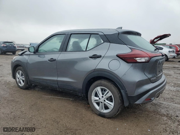 2024 Nissan Kicks S with VIN 3N1CP5BV4RL590088, listed as a Copart auction lot 47679995 with 910 mi miles and Salvage Title. Bid and sale history available at carsss.com. Image 2.
