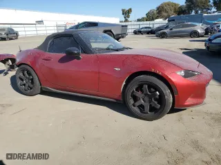 2016 Mazda MX-5 Miata Club with VIN JM1NDAC78G0106165, listed as a Copart auction lot 42448635 with 0 mi miles and Salvage Title. Bid and sale history available at carsss.com. Image 4.