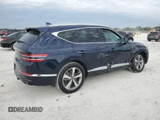 2022 Genesis GV80 with VIN KMUHCESCXNU080466, listed as a Copart auction lot 88743205 with 55,521 mi miles and Non repairable. Bid and sale history available at DreamBid. Image 3.