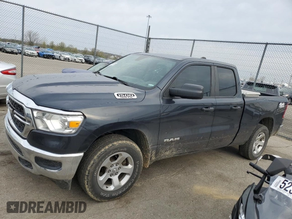 2019 Ram 1500 Tradesman z VIN 1C6SRFCT4KN662300, wystawiony jako Copart lot #52959345 z przebiegiem 133 477 mil mil oraz Szkoda całkowita • Salvage title. Historia ofert i sprzedaży dostępna na DreamBid. Obrazek 1.