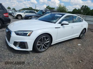 2024 Audi A5 Sportback S line Premium с VIN WAUDACF57RA079089, выставлен на аукционе Copart как лот 63017505 с пробегом 11 877 миль миль и Списание • Salvage title. История ставок и продаж доступна на DreamBid. Изображение 1.
