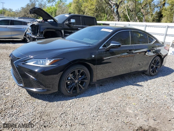 2023 Lexus ES with VIN 58AJZ1B10PU150932, listed as a Copart auction lot 48727295 with 30,891 mi miles and Salvage Title. Bid and sale history available at carsss.com. Image 1.