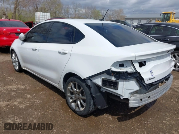 2015 Dodge Dart SXT with VIN 1C3CDFBB5FD116724, listed as a IAAI auction lot 42022252 with 171,159 mi miles and . Bid and sale history available at DreamBid. Image 3.