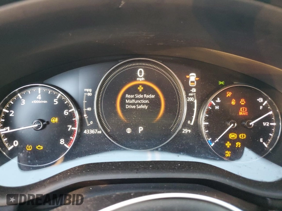 2022 Mazda 3 Carbon Edition z VIN 3MZBPACL0NM300509, wystawiony jako Copart lot #82294524 z przebiegiem 43 367 mil mil oraz Szkoda całkowita • Salvage title. Historia ofert i sprzedaży dostępna na DreamBid. Obrazek 9.