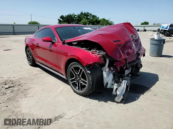 2022 Ford Mustang EcoBoost with VIN 1FA6P8TH8N5130419, listed as a Copart auction lot 57816625 with 27,375 mi miles and Salvage title. Bid and sale history available at DreamBid. Image 14.
