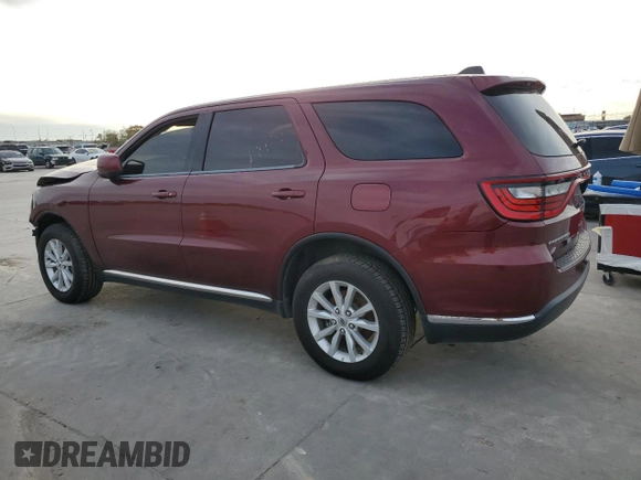2020 Dodge Durango SXT Plus with VIN 1C4RDJAG7LC262615, listed as a Copart auction lot 83394644 with Not Provided miles and Clean Title. Bid and sale history available at DreamBid. Image 2.
