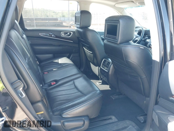2015 Infiniti QX60 with VIN 5N1AL0MM7FC521714, listed as a IAAI auction lot 41897689 with 186,610 mi miles. Bid and sale history available at carsss.com. Image 8.