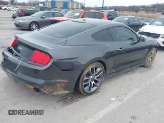 2016 Ford Mustang GT with VIN 1FA6P8CF2G5251819, listed as a IAAI auction lot 41542729 with 48,715 mi miles. Bid and sale history available at carsss.com. Image 4.