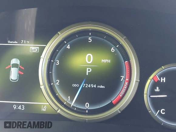 2019 Lexus RX 350 с VIN 2T2BZMCA0KC186623, выставлен на аукционе IAAI как лот 41589196 с пробегом 72 494 миль миль и . История ставок и продаж доступна на DreamBid. Изображение 15.