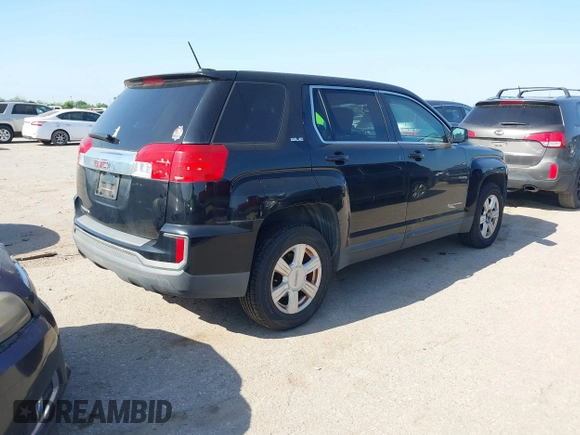 2016 GMC Terrain SLE with VIN 2GKALMEK9G6311669, listed as a IAAI auction lot 42020446 with 94,905 mi miles. Bid and sale history available at carsss.com. Image 4.