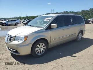 2013 Chrysler Town & Country Touring with VIN 2C4RC1BG4DR711405, listed as a Copart auction lot 52536865 with 163,040 mi miles and Salvage Title. Bid and sale history available at carsss.com. Image 1.