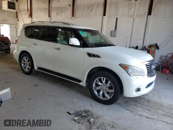 2012 Infiniti QX56 8-passenger z VIN JN8AZ2NC3C9315162, wystawiony jako Copart lot #59174175 z przebiegiem 125 590 mil mil oraz Czysty tytuł • Clean title. Historia ofert i sprzedaży dostępna na DreamBid. Obrazek 4.