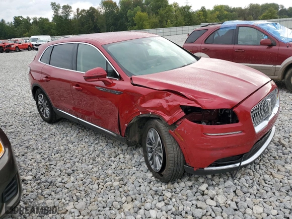 2021 Lincoln Nautilus Standard with VIN 2LMPJ8J95MBL10687, listed as a Copart auction lot 68401243 with 44,733 mi miles. Bid and sale history available at carsss.com. Image 4.