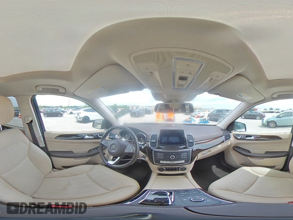 2017 Mercedes-Benz GLS 450 with VIN 4JGDF6EE5HA930632, listed as a Copart auction lot 54535004 with 35,999 mi miles and Salvage Title. Bid and sale history available at DreamBid. Image 13.