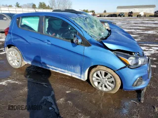 2017 Chevrolet Spark LT with VIN KL8CD6SA1HC756515, listed as a Copart auction lot 44496085 with 0 mi miles and Salvage Title. Bid and sale history available at carsss.com. Image 4.