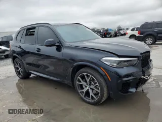 2023 BMW X5 sDrive40i with VIN 5UXCR4C07P9R26891, listed as a Copart auction lot 46105455 with 3,843 mi miles and Salvage Title. Bid and sale history available at carsss.com. Image 4.