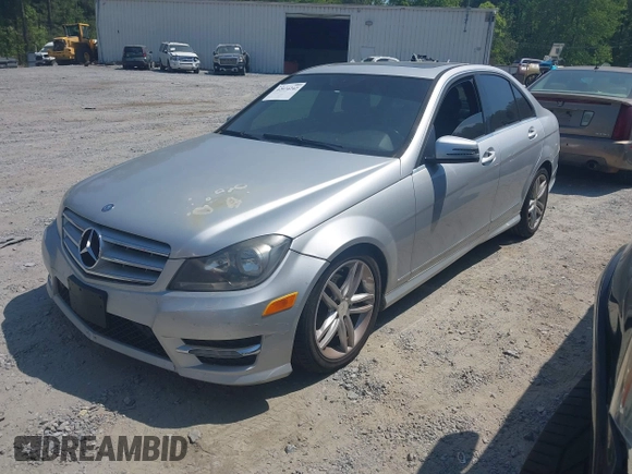 2012 Mercedes-Benz C-Class C 300 Sport with VIN WDDGF8BB2CR205819, listed as a IAAI auction lot 42074242 with 195,359 mi miles. Bid and sale history available at carsss.com. Image 22.