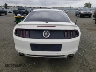 2013 Ford Mustang V6 with VIN 1ZVBP8AM3D5271855, listed as a Copart auction lot 50033585 with 140,675 mi miles and Salvage Title. Bid and sale history available at carsss.com. Image 6.