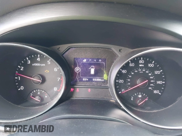 2018 Kia Sedona LX with VIN KNDMB5C14J6402504, listed as a IAAI auction lot 41682858 with 93,396 mi miles. Bid and sale history available at carsss.com. Image 7.