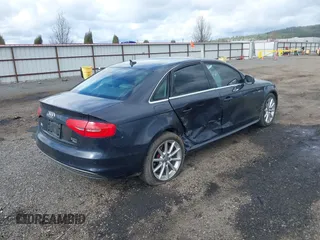 2014 Audi A4 Premium Plus with VIN WAUFFAFL4EN002292, listed as a IAAI auction lot 41852570 with 108,639 mi miles. Bid and sale history available at carsss.com. Image 4.