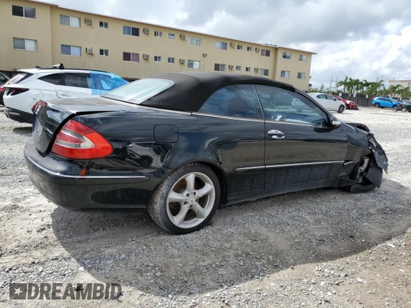 2005 Mercedes-Benz CLK 320 with VIN WDBTK65G45T047939, listed as a Copart auction lot 78995274 with 196,491 mi miles and Non Repairable. Bid and sale history available at DreamBid. Image 3.