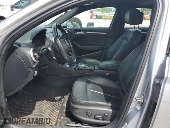 2017 Audi A3 Sedan Premium with VIN WAUAUGFF8H1061063, listed as a Copart auction lot 53995625 with 146,863 mi miles and Clean Title. Bid and sale history available at carsss.com. Image 7.