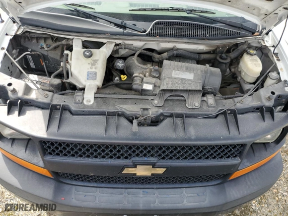 2017 Chevrolet Express Cargo Van with VIN 1GCWGAFF2H1128205, listed as a Copart auction lot 42481735 with 167,375 mi miles and Salvage Title. Bid and sale history available at carsss.com. Image 12.