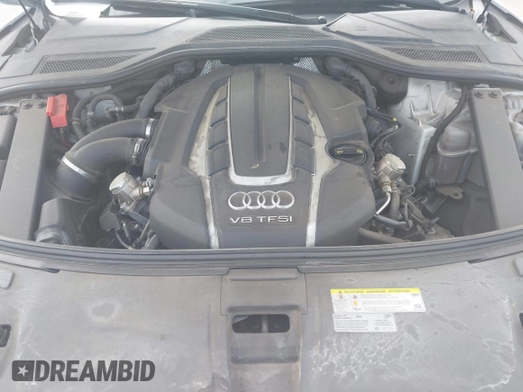 2016 Audi A8 Sport z VIN WAU43AFD3GN011061, wystawiony jako IAAI lot #42034532 z przebiegiem 109 877 mil mil oraz . Historia ofert i sprzedaży dostępna na DreamBid. Obrazek 10.
