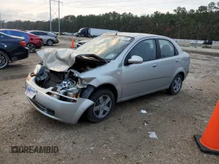 2005 Chevrolet Aveo LS with VIN KL1TD52675B308334, listed as a Copart auction lot 84377854 with Not provided miles and Salvage title. Bid and sale history available at DreamBid. Image 1.