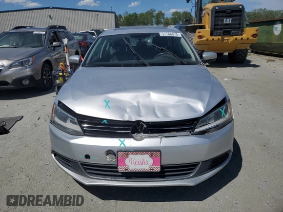 2014 Volkswagen Jetta TDI w/Premium with VIN 3VWLL7AJ9EM313537, listed as a Copart auction lot 57768675 with 170,671 mi miles and Salvage title. Bid and sale history available at DreamBid. Image 5.