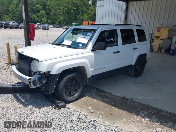 2016 Jeep Patriot Sport with VIN 1C4NJPBB7GD774369, listed as a IAAI auction lot 42583722 with 180,474 mi miles and . Bid and sale history available at DreamBid. Image 2.