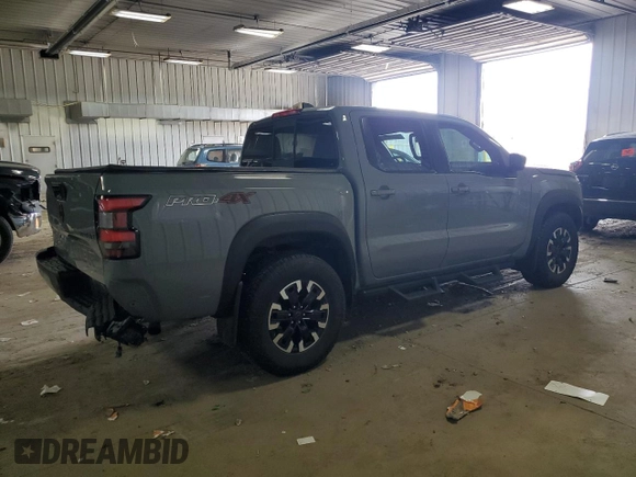 2022 Nissan Frontier Pro-4X z VIN 1N6ED1EK4NN674895, wystawiony jako Copart lot #54838395 z przebiegiem 44 867 mil mil oraz Szkoda całkowita • Salvage title. Historia ofert i sprzedaży dostępna na DreamBid. Obrazek 3.