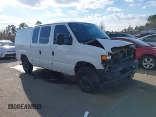 2012 Ford Econoline Cargo Commercial with VIN 1FTNE1EW4CDB18138, listed as a IAAI auction lot 41416843 with 285,734 mi miles. Bid and sale history available at carsss.com. Image 1.