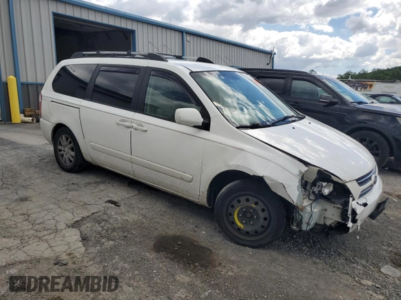 2006 Kia Sedona LX with VIN KNDMB233366052094, listed as a Copart auction lot 58241074 with 181,295 mi miles and Salvage Title. Bid and sale history available at carsss.com. Image 4.