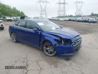2014 Ford Fusion Titanium with VIN 3FA6P0K9XER147196, listed as a IAAI auction lot 42150441 with 110,276 mi miles and . Bid and sale history available at DreamBid. Image 1.