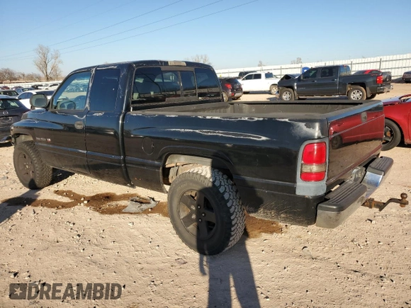 1999 Dodge 1500 with VIN 3B7HC12Y1XG199438, listed as a Copart auction lot 88346955 with 230,867 mi miles and Salvage Title. Bid and sale history available at DreamBid. Image 2.
