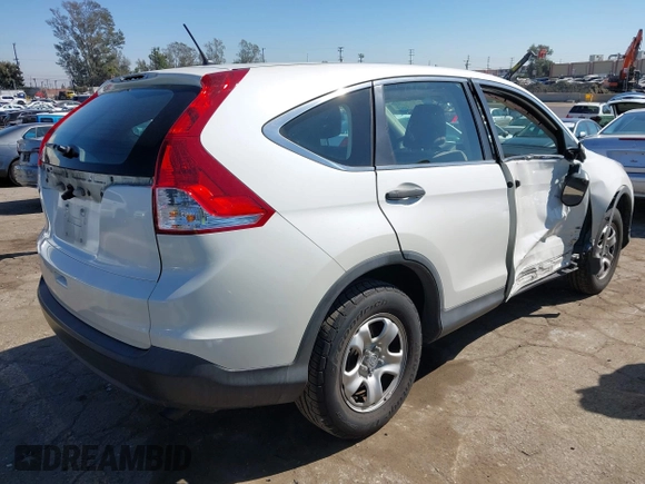 2013 Honda CR-V LX with VIN 5J6RM3H39DL002176, listed as a IAAI auction lot 41668666 with 65,940 mi miles. Bid and sale history available at carsss.com. Image 4.