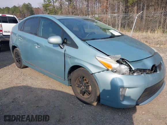 2013 Toyota Prius One with VIN JTDKN3DU3D5680090, listed as a IAAI auction lot 41794589 with 132,328 mi miles. Bid and sale history available at carsss.com. Image 1.