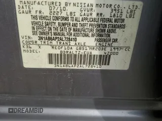 2010 Nissan Sentra S with VIN 3N1AB6AP2AL728410, listed as a Copart auction lot 54409755 with 144,819 mi miles and Clean Title. Bid and sale history available at carsss.com. Image 12.