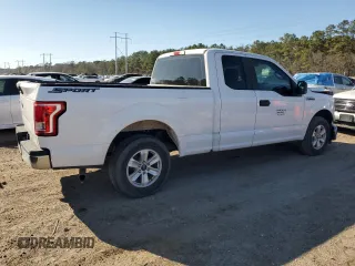 2017 Ford F-150 XL with VIN 1FTEX1CF8HKC27458, listed as a Copart auction lot 48112715 with 191,000 mi miles and Salvage Title. Bid and sale history available at carsss.com. Image 3.