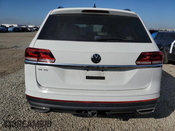2022 Volkswagen Atlas SE with VIN 1V2JR2CA6NC558188, listed as a Copart auction lot 44167285 with 29,581 mi miles and Salvage title. Bid and sale history available at DreamBid. Image 6.