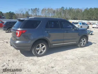 2019 Ford Explorer XLT with VIN 1FM5K7D82KGA57945, listed as a Copart auction lot 48569455 with 160,970 mi miles and Salvage Title. Bid and sale history available at carsss.com. Image 3.