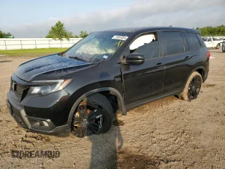 2021 Honda Passport Sport z VIN 5FNYF7H27MB010497, wystawiony jako Copart lot #71591024 z przebiegiem 49 691 mil mil oraz Szkoda całkowita • Salvage title. Historia ofert i sprzedaży dostępna na DreamBid. Obrazek 1.