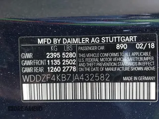 2018 Mercedes-Benz E 300 z VIN WDDZF4KB7JA432582, wystawiony jako IAAI lot #42220866 z przebiegiem 52 437 mil mil oraz . Historia ofert i sprzedaży dostępna na DreamBid. Obrazek 9.